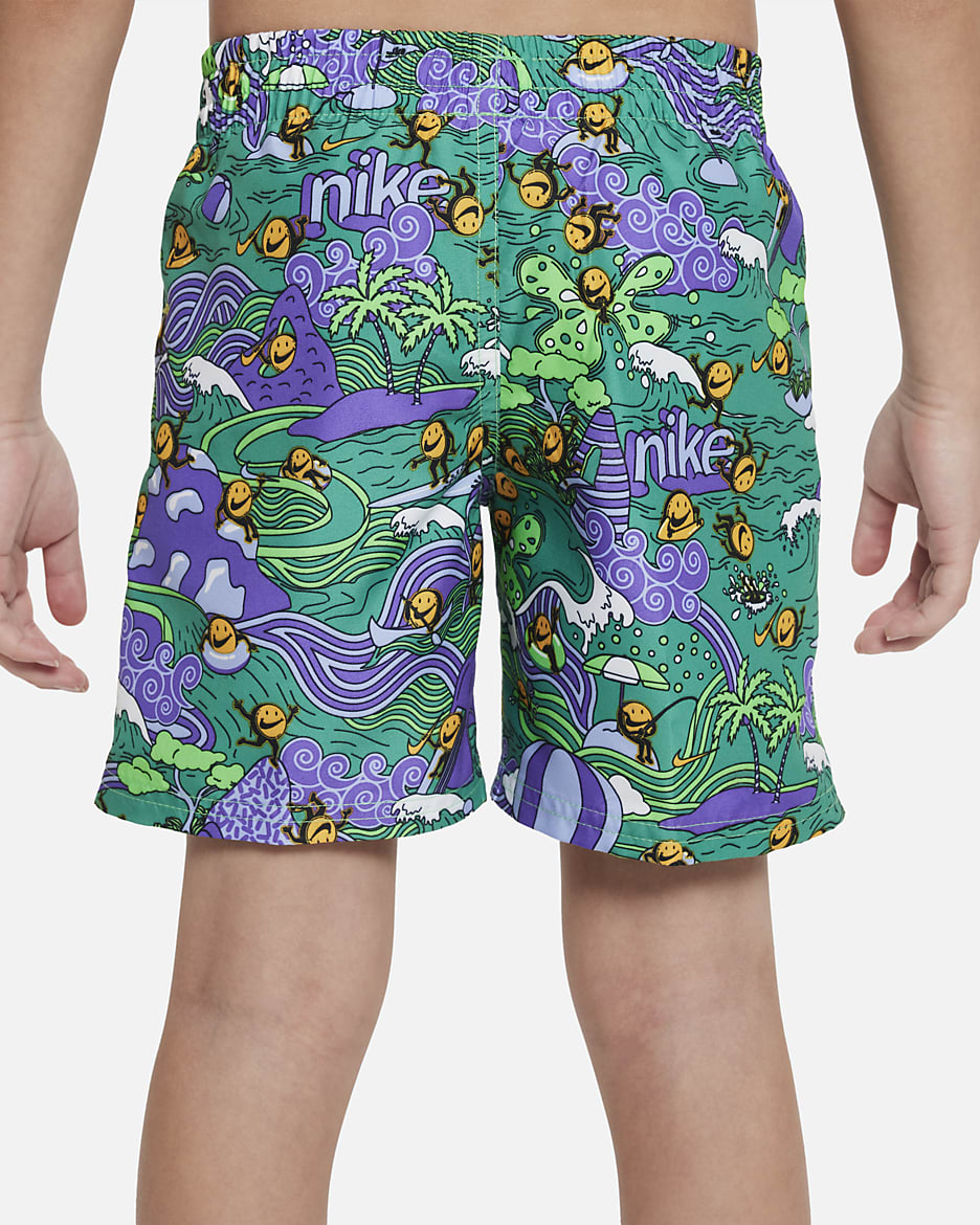 Nike Little Kids Boys 5 Swim Volley Shorts. Nike